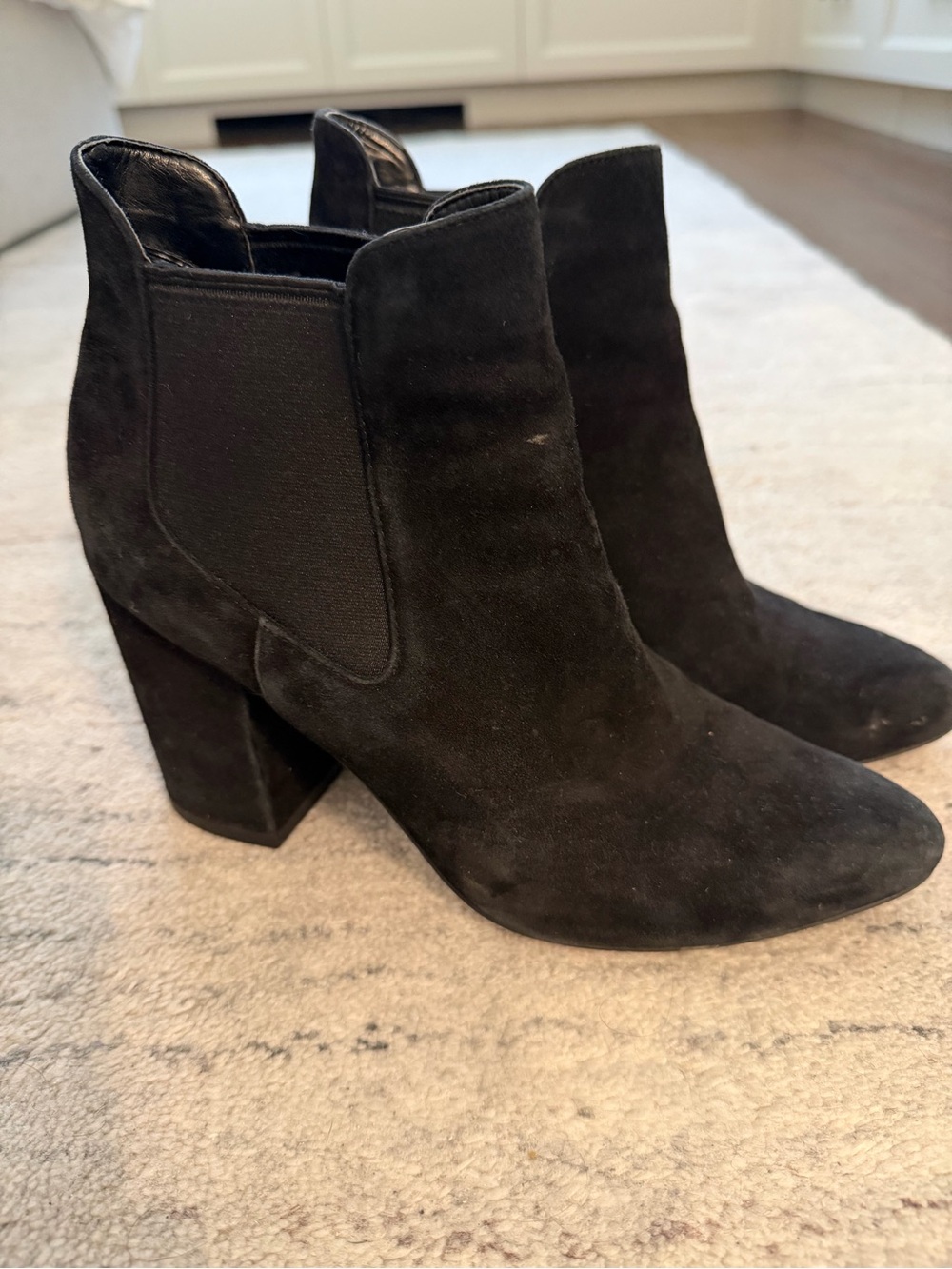 Black Suede Cole Haan Women's Ankle Booties